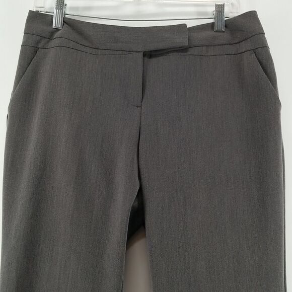Worthington Trouser Pants Women's 10 Petite Modern Fit Straight Leg Grey Office - Picture 2 of 11